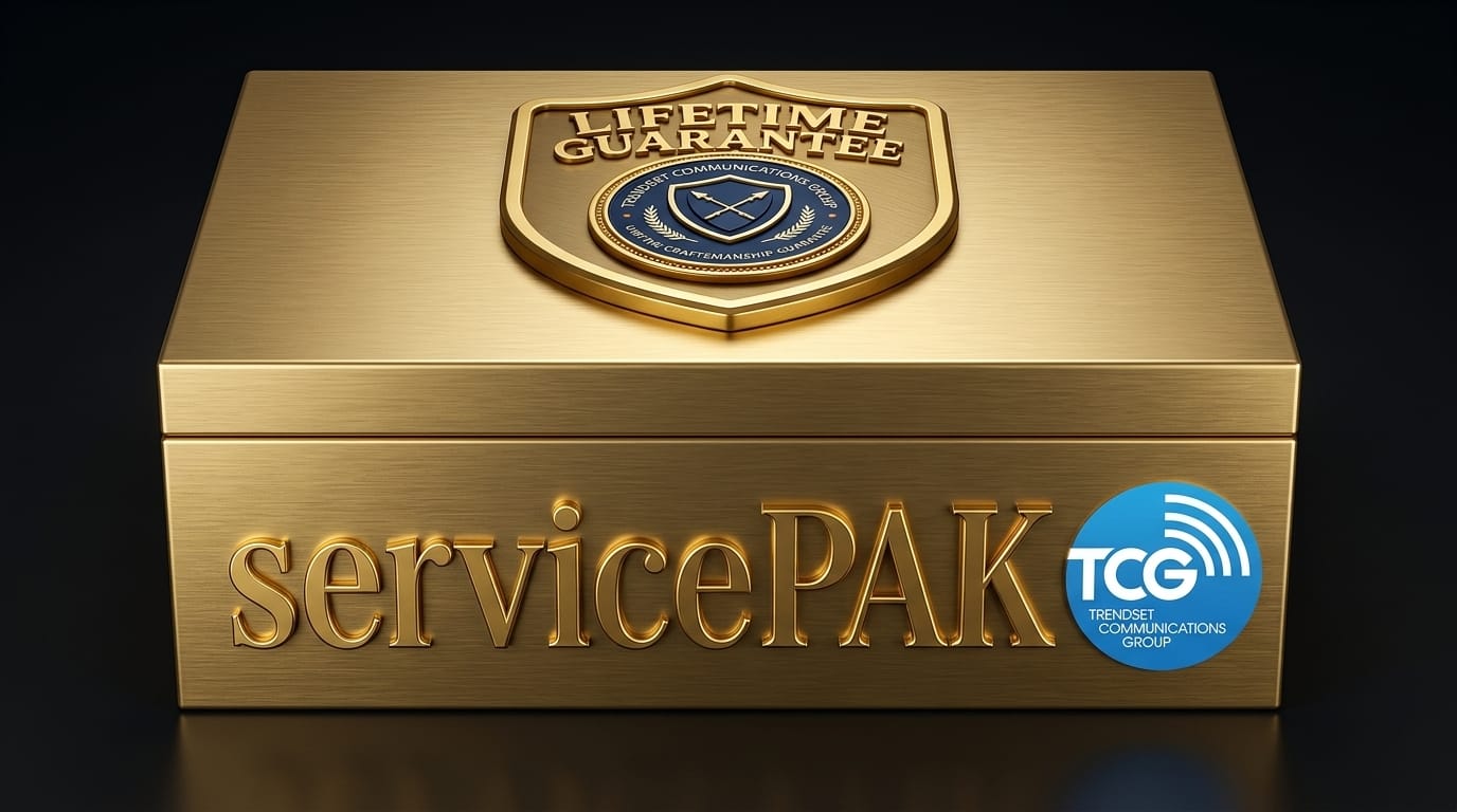 TCG technician providing on-site service and repair