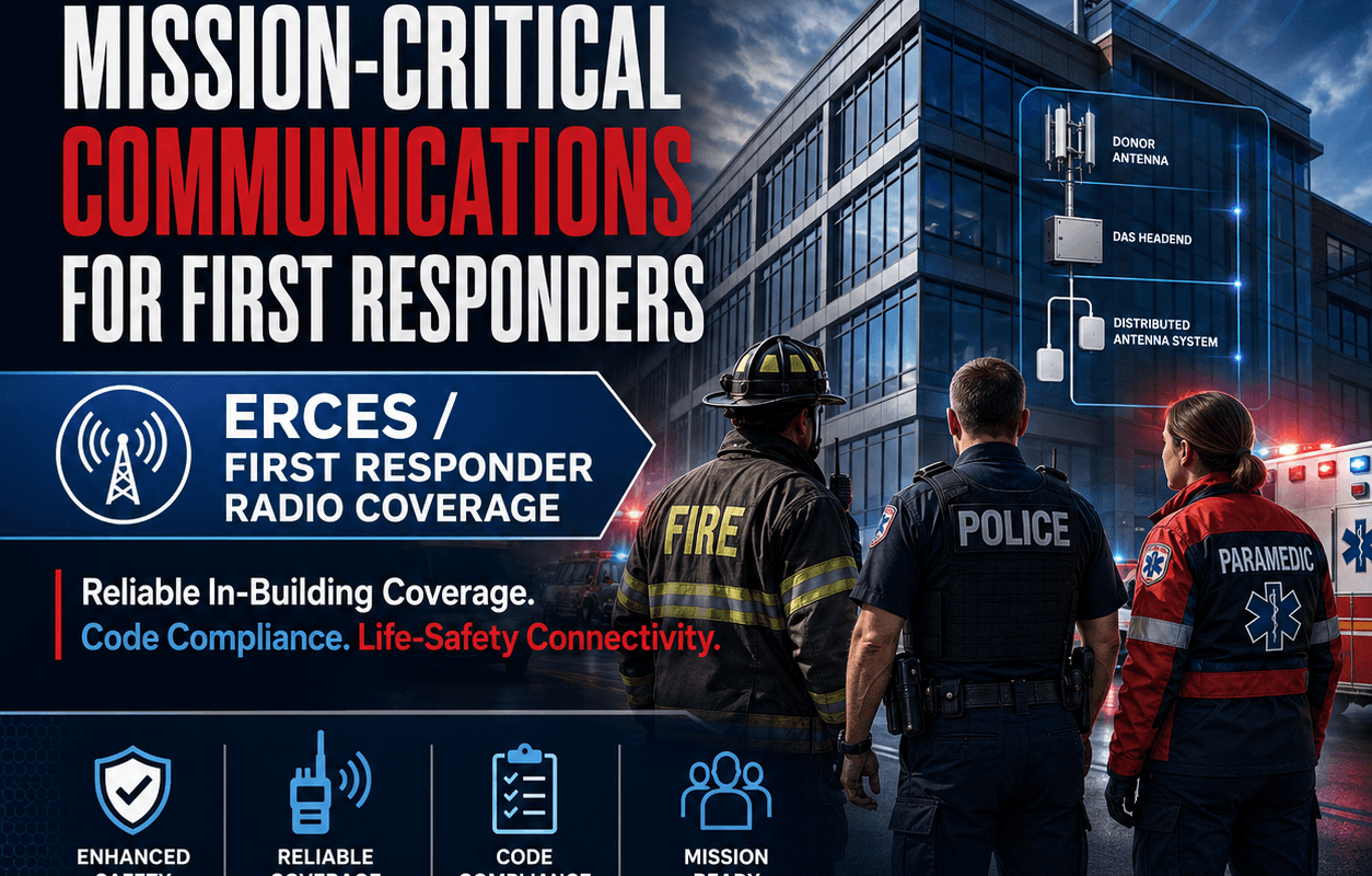 Mission Critical Communications Infrastructure for Airports, Transportation Hubs & Scaled Events