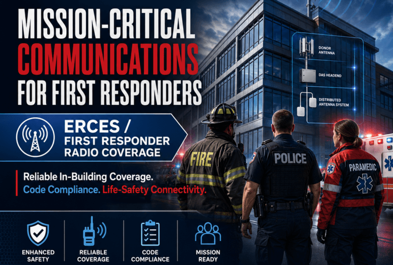Mission Critical Communications Infrastructure for Airports, Transportation Hubs & Scaled Events