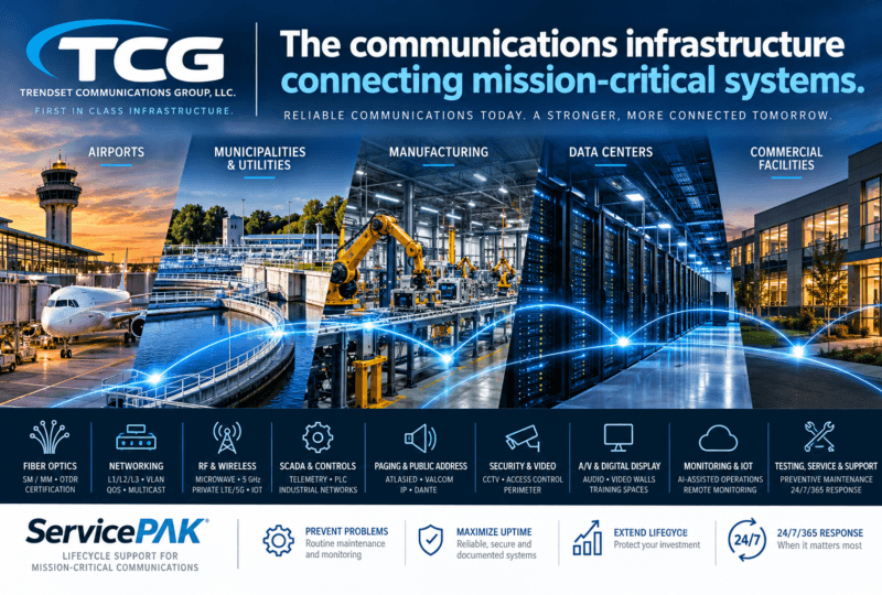 The Communications Infrastructure Connecting Mission-Critical Systems